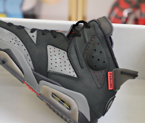 Paris Saint-Germain x Air Jordan 6 Retro 'Iron Grey' - Image 2