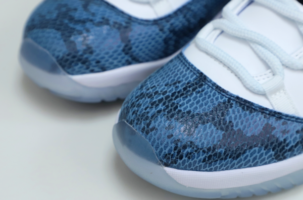 Air Jordan 11 Retro Low 'Navy Snakeskin' 2019 - Image 3