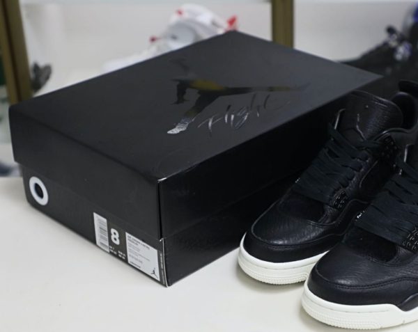 Air Jordan 4 Retro Premium 'Pony Black Hair' - Image 2