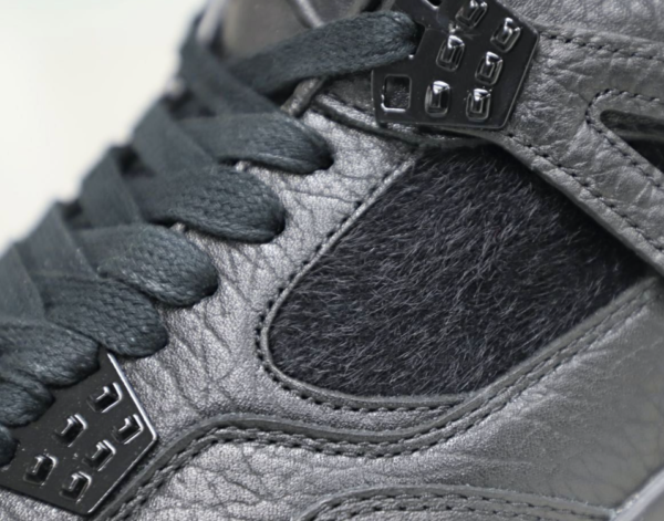 Air Jordan 4 Retro Premium 'Pony Black Hair' - Image 3
