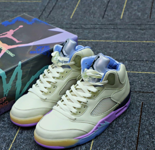 DJ Khaled x Air Jordan 5 Retro 'We The Best - Sail' - Image 2
